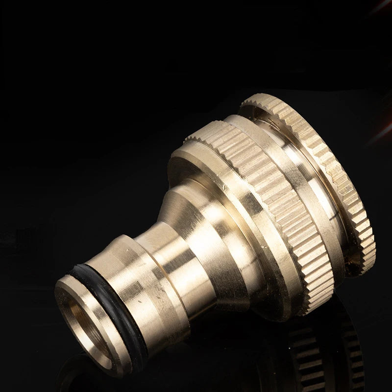 Pressure Washer Hose Adaptor Brass Hose Tap Connector 3/4'' 1/2'' THREADED GARDEN WATER PIPE ADAPTER FITTING Watering Equipment