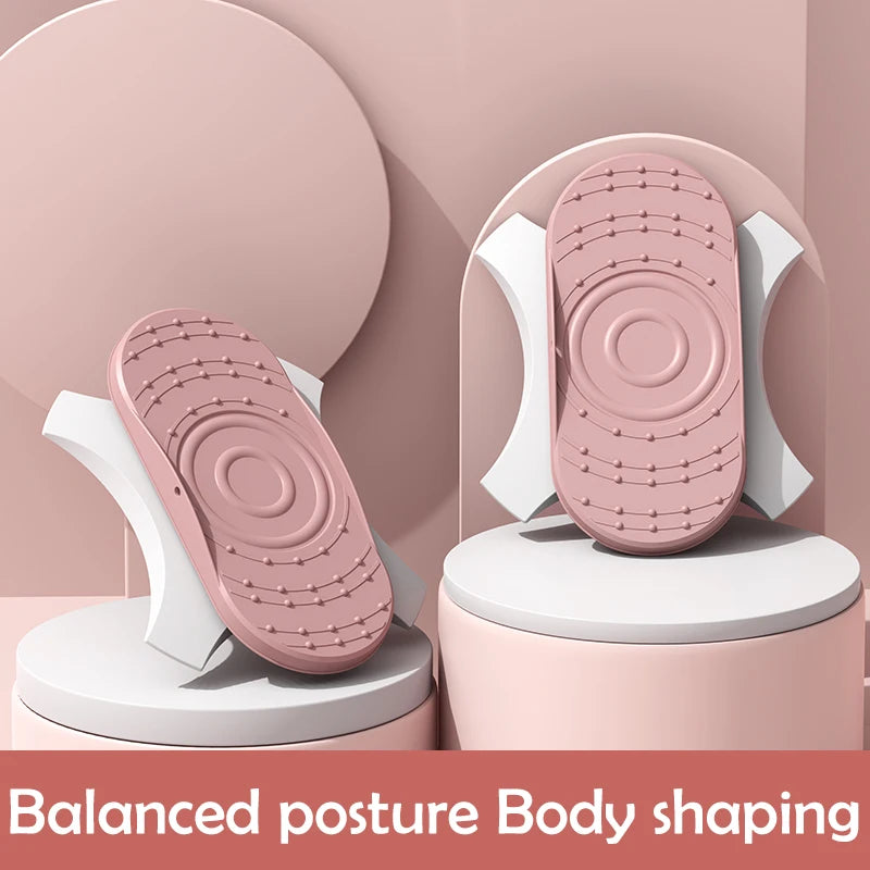 Waist Twisting Disc for Core Fitness – Non-Slip Purple Tidesmit Body Shaping Massage Equipment Pink Tidesmit