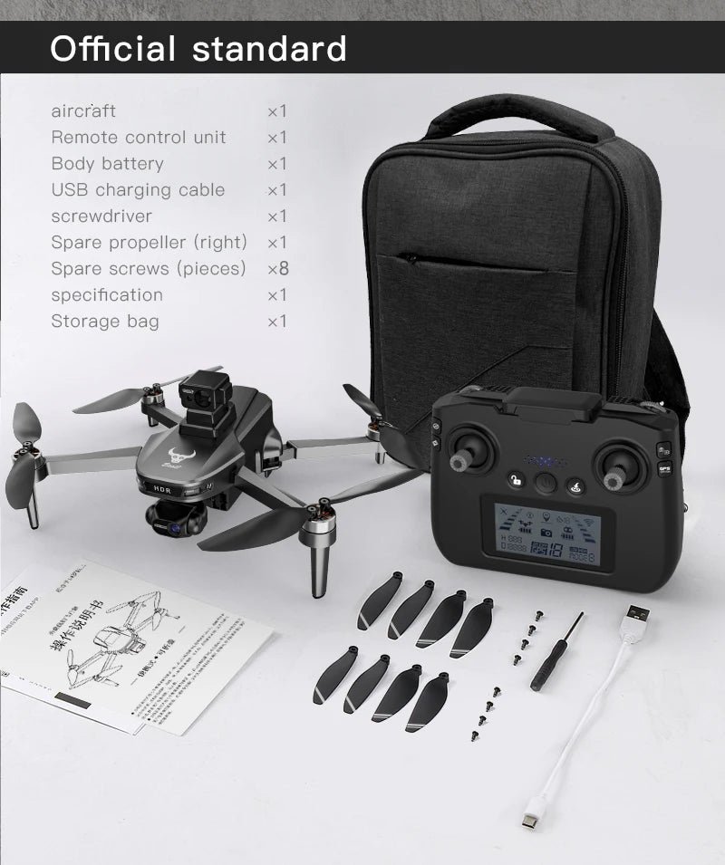 SG109 GPS Camera Drone: 4K Video with 360 Laser Obstacle Avoidance Tidesmit