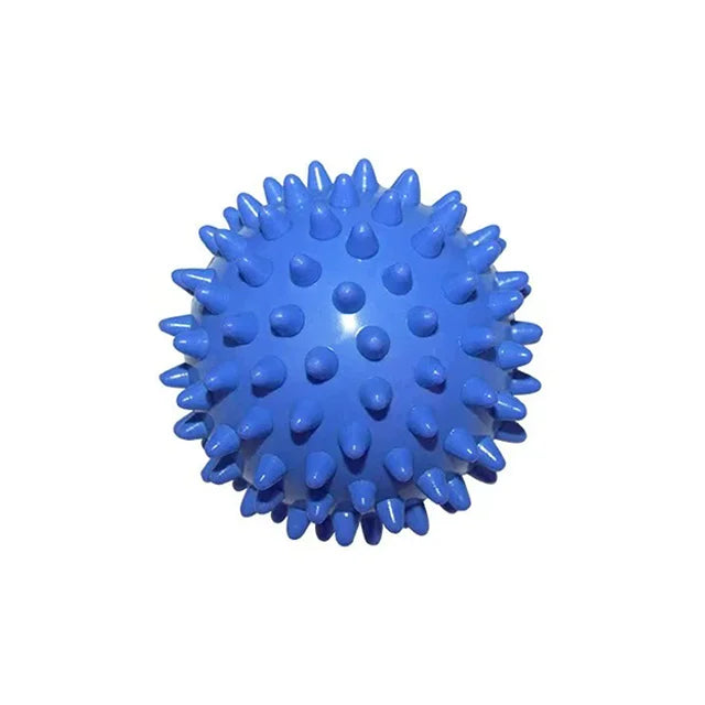 Spiky Massage Ball for Myofascial Release - 7.5cm Portable Wellness Tool Relaxation Treatment Blue Tidesmit