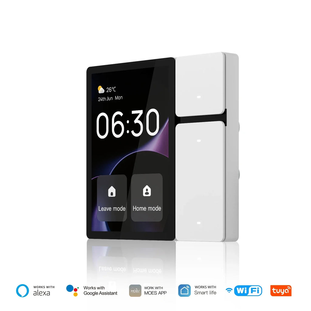 Smart Home Control Panel 3.5 Inch Touch Screen Wi-Fi Hub (EU Standard) 3.5 Inch Screen(EU) Tidesmit