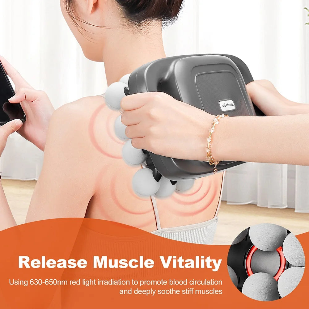 Deep Tissue Massage Gun - 16-Head Portable Electric Massager Body Shaping Massage Equipment Tidesmit
