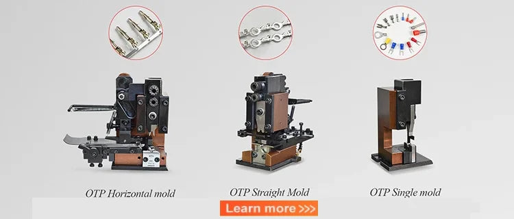 Terminal Crimping Machine With OTP Mold Blades Set Automatic Cable Wire Terminal Crimper Wire Processing Equipment 1.5T/2T/3T
