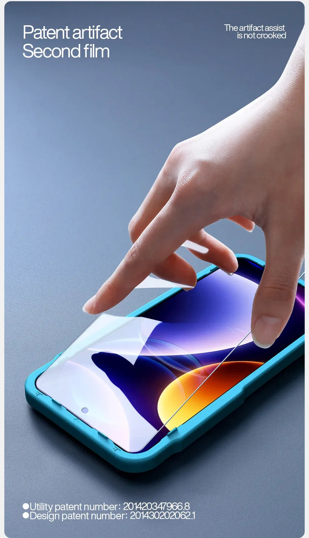 Xiaomi POCO Anti-Blue Light Tempered Glass Screen Protector 2 Pack Tidesmit