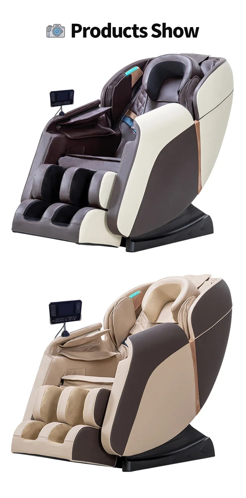 Full Body Massage Chair Zero Gravity with Foot Roller by Tidesmit Massage Chairs Tidesmit