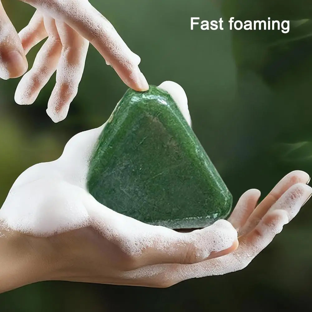 Usman Grass Shampoo Soap Herbal Plant Extract Anti-removal Hair Nourishing Refreshing Oil Control Handmade Shampoo Soap 1-10PCS
