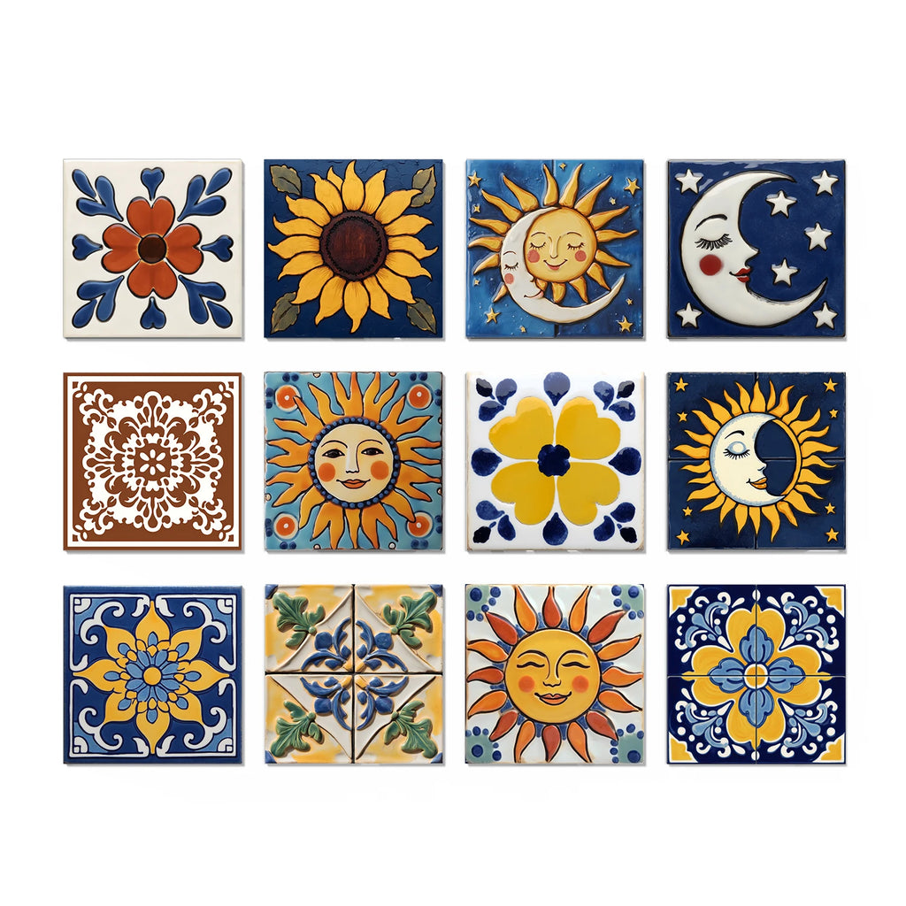 Classic Tile Self-adhesive Wallpaper, Waterproof Thickened PE Foam Wall Sticker for Bedroom, Bathroom, Kitchen, Tile Sticker