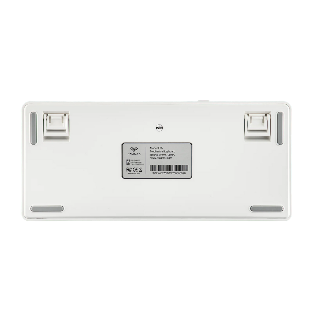 EPOMAKER AULA F75 ISO-ES 75% Spanish QWERTY Hot-Swap Gasket-Mounted Wired/Bluetooth/2.4GHz Wireless Mechanical Gaming Keyboard RGB Backlight