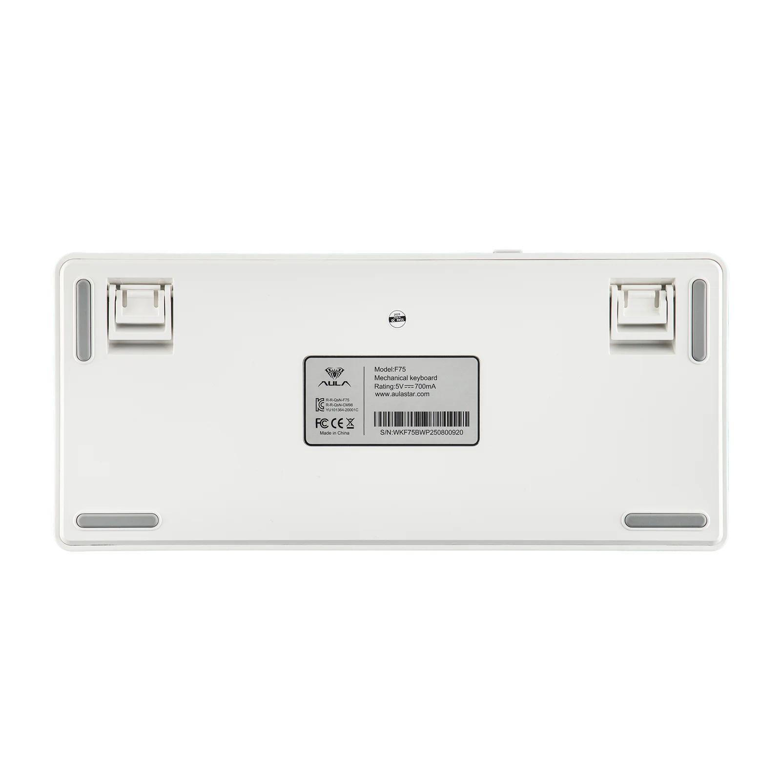 EPOMAKER AULA F75 ISO-ES 75% Spanish QWERTY Hot-Swap Gasket-Mounted Wired/Bluetooth/2.4GHz Wireless Mechanical Gaming Keyboard RGB Backlight