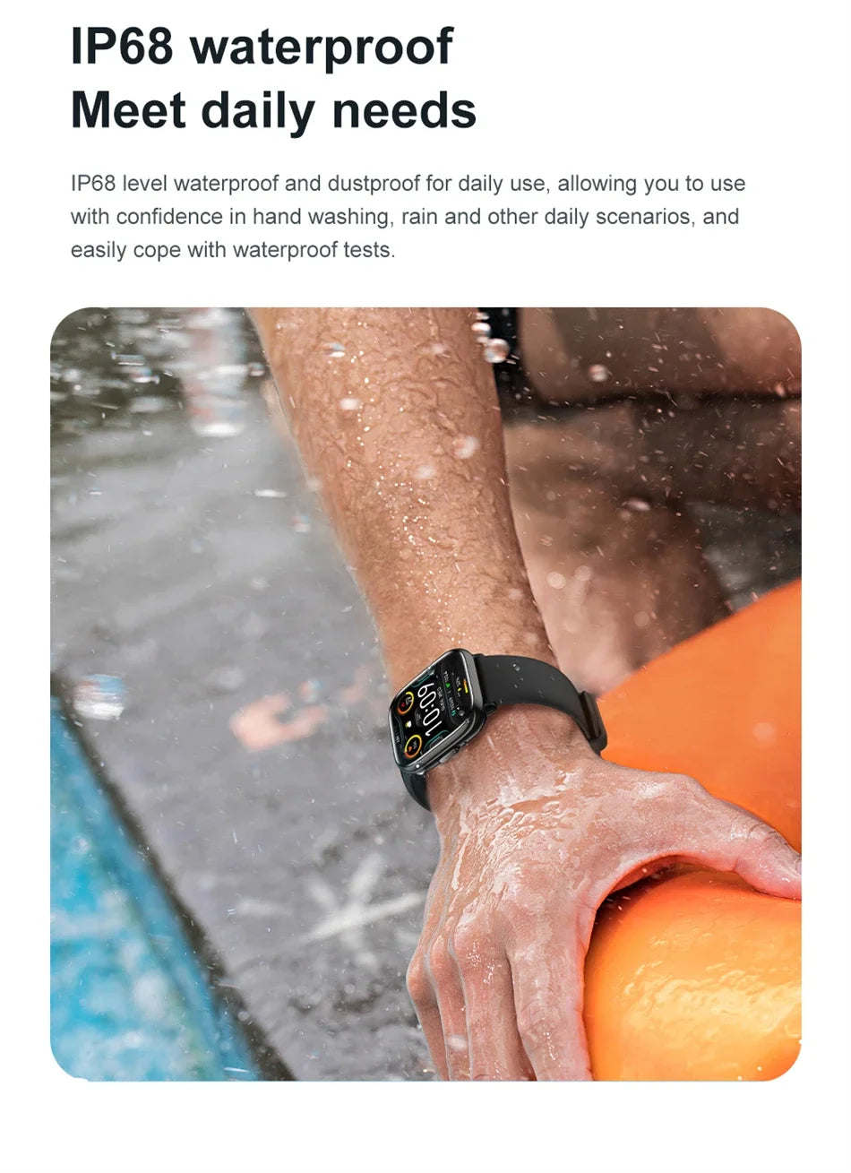 2026 New Smart Watch Full Touch Screen Bluetooth Call AI Voice Heart Rate Waterproof Watches Sports Bracelet Smartwatch Women
