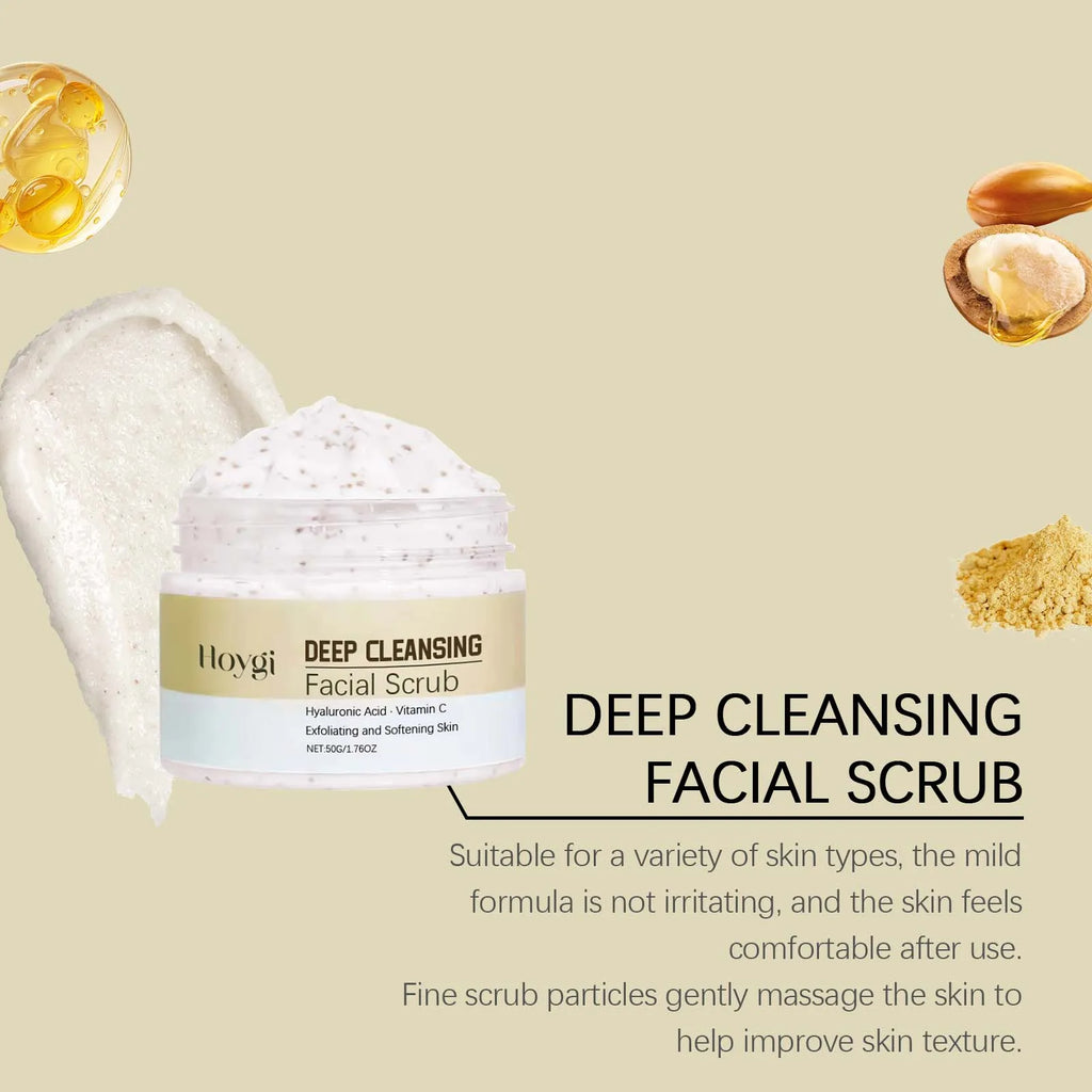 Deep Cleansing Facial Scrub – Pore Refining Exfoliator by Tidesmit Scrubs Treatments Tidesmit