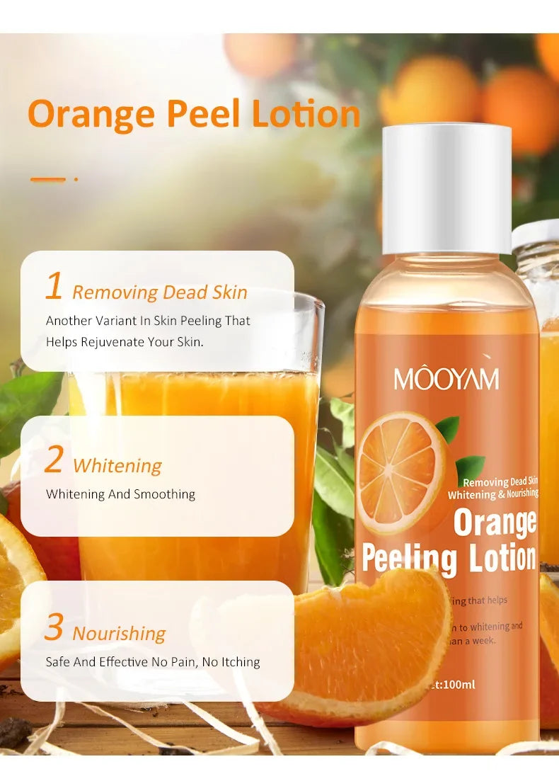 Orange Peeling Lotion for Gentle Body Exfoliation | Tidesmit Scrubs Treatments Tidesmit
