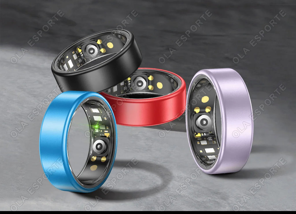 New Various Colors Available Smart Ring Bluetooth Heart Rate Sleep Monitoring Men Women Smartring Waterproof Health Sport Rings