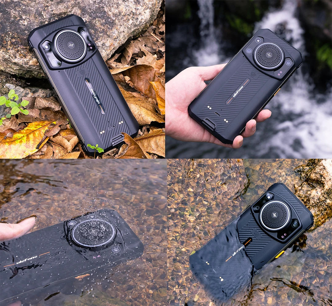 Ulefone Armor 21 16GB RAM 256GB ROM ，Android15  Helio G99 6nm, 64MP Camera,24MP Night Vision Camera ,9600mAh.6.58"120Hz.NFC