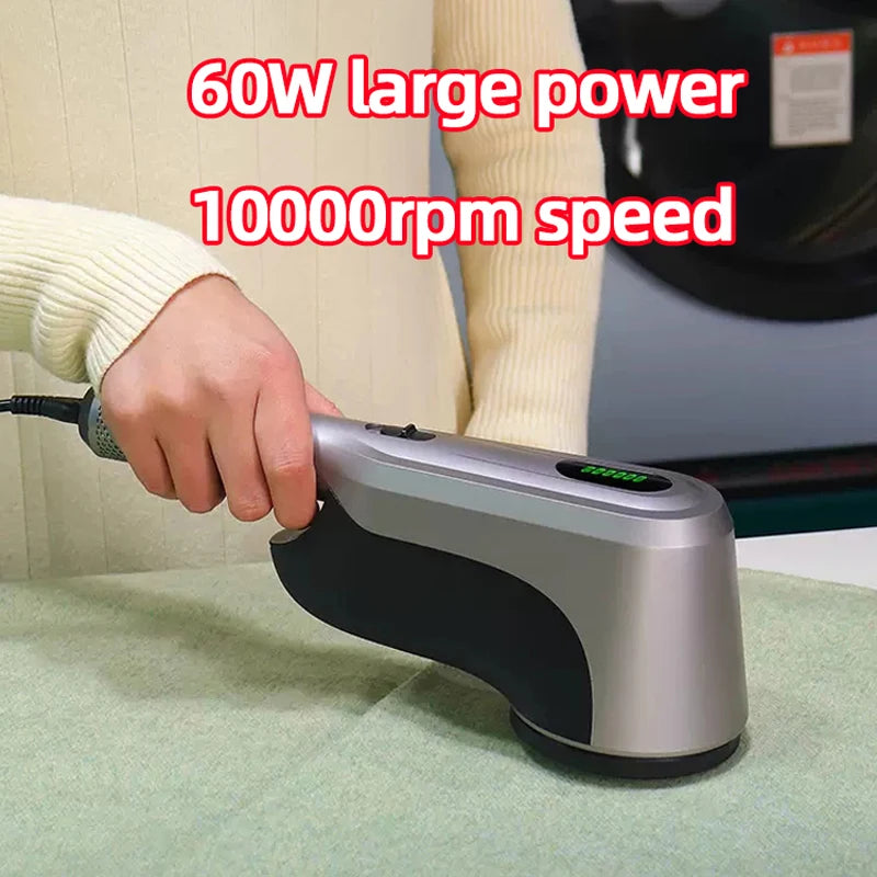 Tidesmit 60W professional lint remover machine showing side profile and detachable lint bin for easy fabric care.
