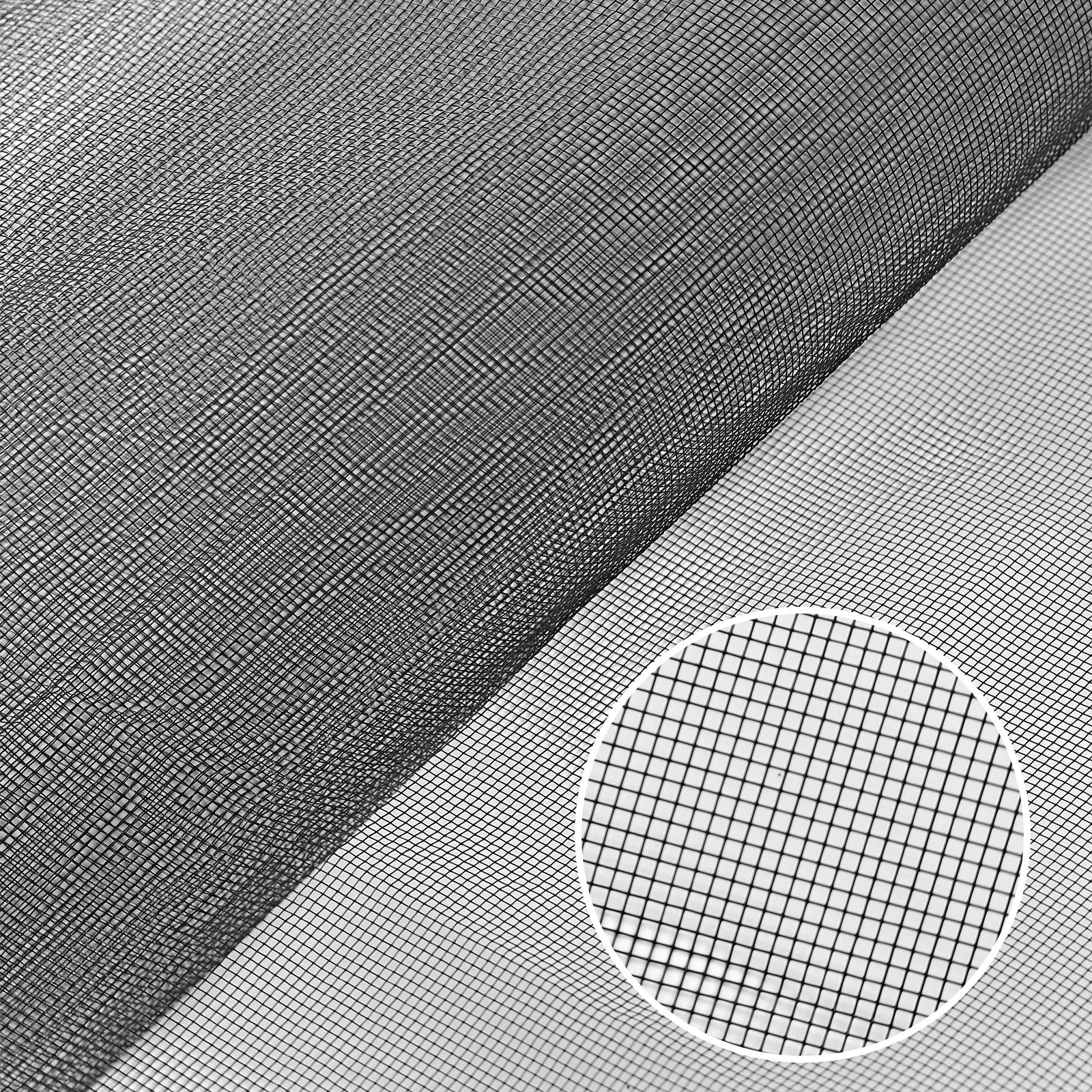 Black Anti-mosquito Window Screens Window Mosquito Net Self-adhesive Mesh Anti Insect Air Tulle Invisible Mosquitoes And Flies