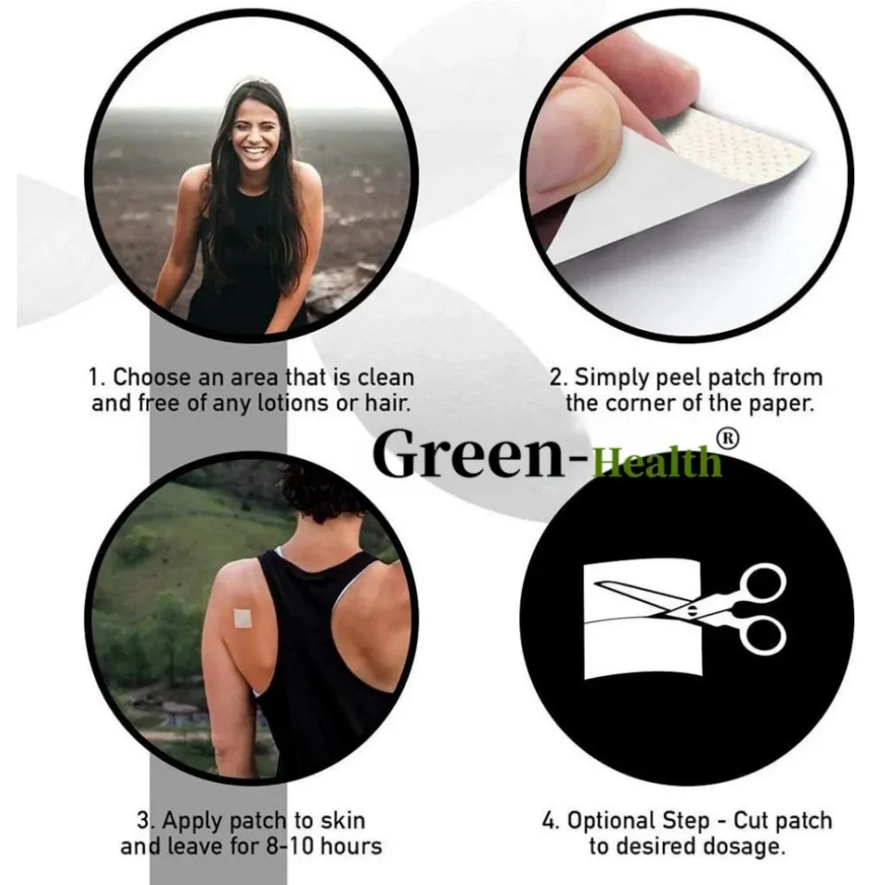 Tidesmit men's daily multivitamin patch: 22 vitamins and minerals for energy, immunity, and health. Easy 4-step guide.