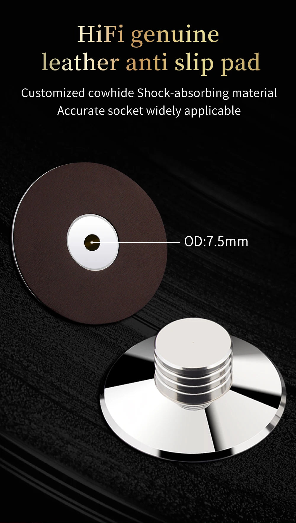 YYAUDIO Vinyl Record Weight 304 Stainless Steel LP Disc Stabilizer Turntable Clamp Reduce Vibration for Record Player Phonograph