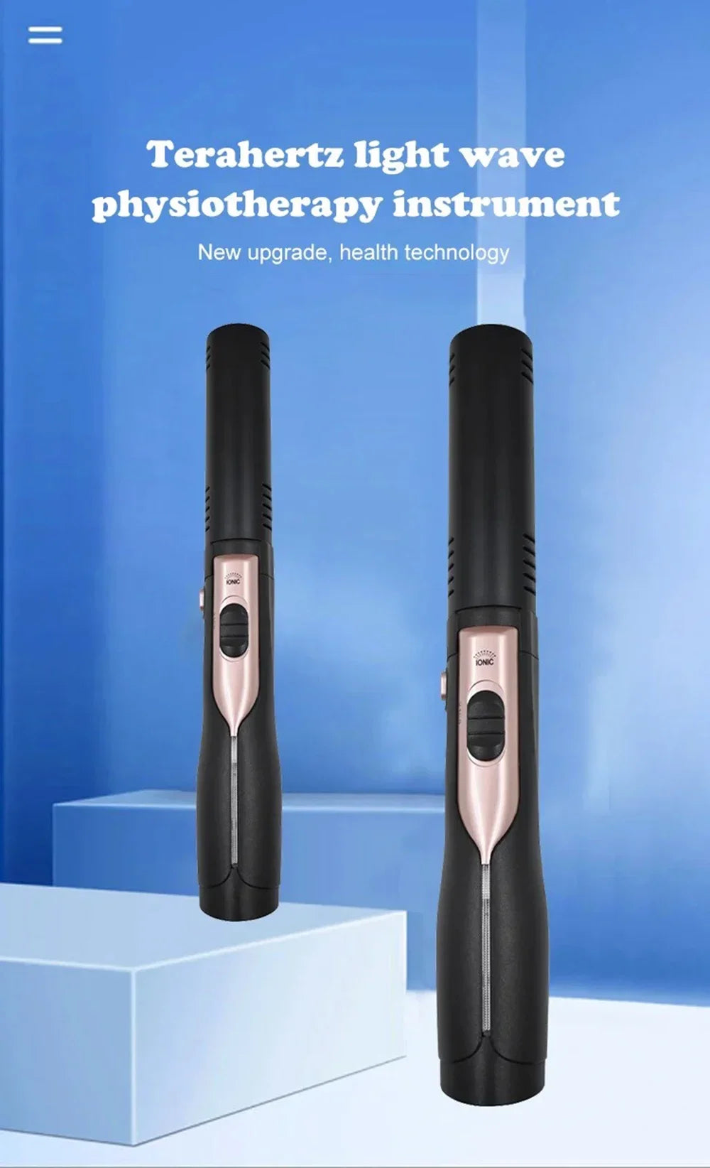 Terahertz Therapy Device for Pain Relief – Portable Ion Blower | Tidesmit Relaxation Treatment Tidesmit