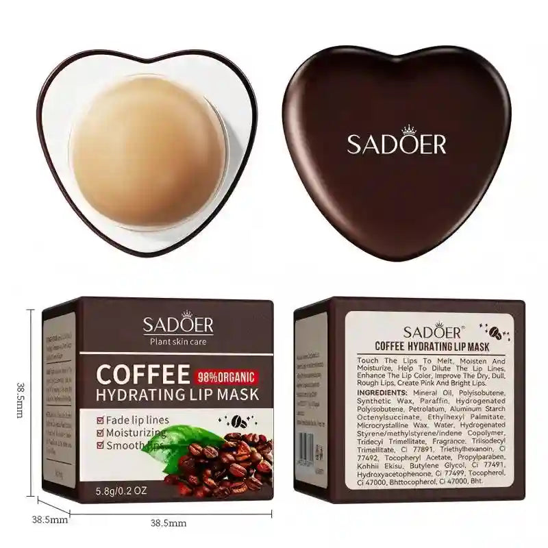 Coffee Lip Mask | Intensive Overnight Hydrating Lip Treatment Lip Care Tidesmit