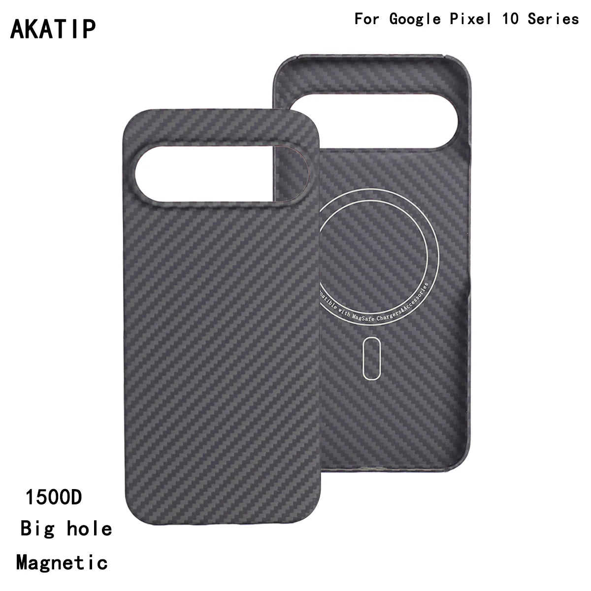 Google Pixel 10 Pro XL Carbon Fiber Case | Ultra-Thin Protection 1500D Big hole M Tidesmit