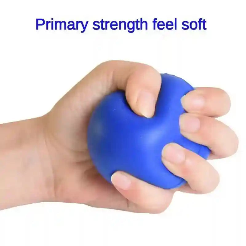 Hand Rehabilitation Ball - Finger Strength Trainer for Muscle Relief (Blue) Back Massage Instrument Tidesmit