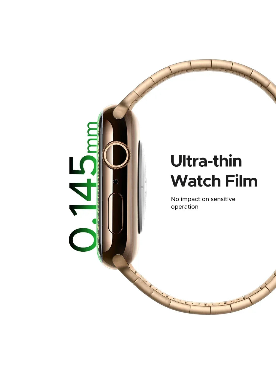 Apple Watch Screen Protector 2-Pack - Full Coverage HD Clear Film Tidesmit