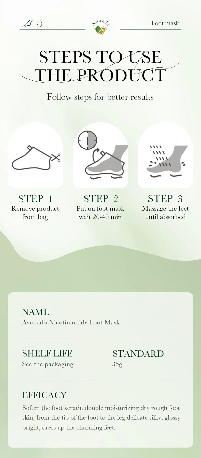 Fruit Foot Peel Mask 6 Pack - Spa-Quality Exfoliating Treatment Scrubs Treatments Tidesmit