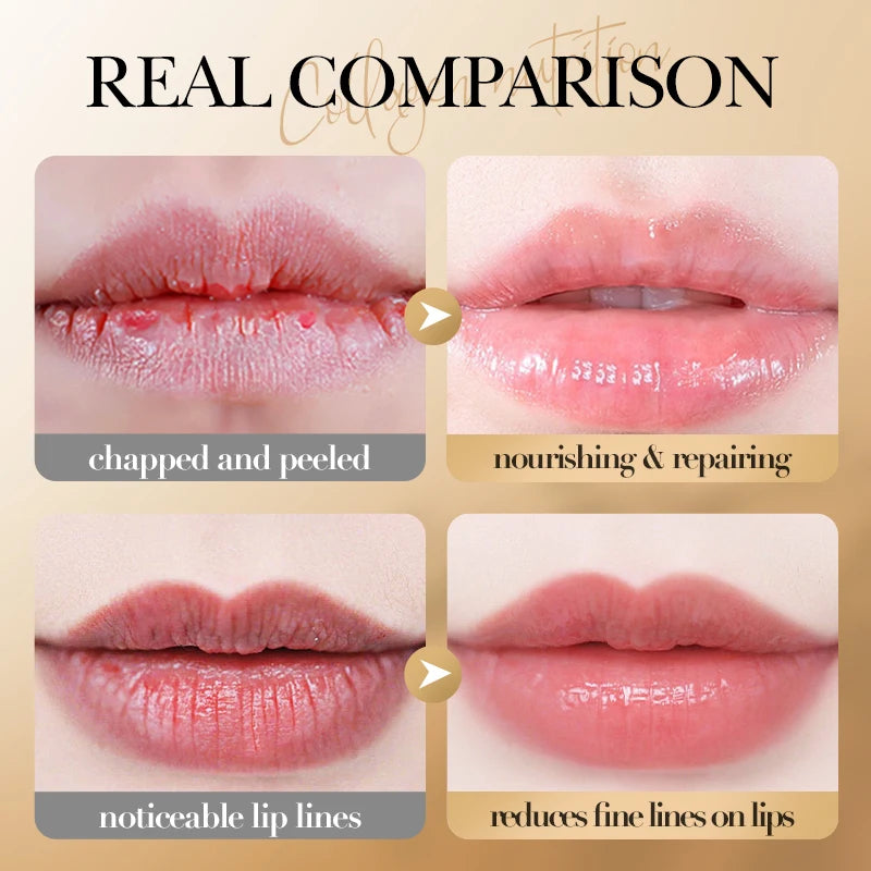 Moisturizing Lip Balm for Dry Lips - Hydrating Collagen Treatment Stick Lip Care Tidesmit
