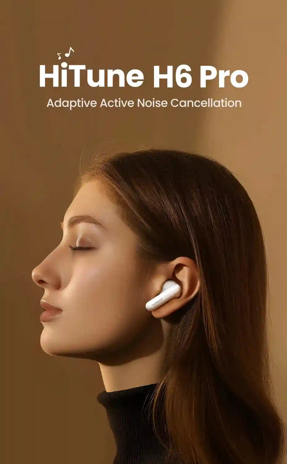 H6 Pro Wireless Headphones with Active Noise Cancellation Tidesmit