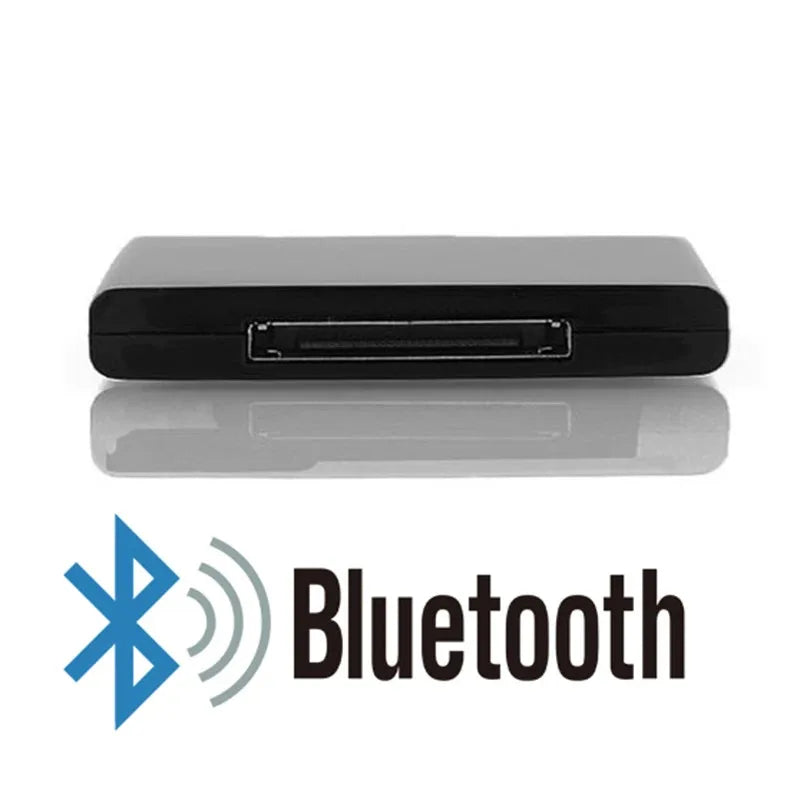 30 Pin Bluetooth Receiver for Dock Speakers - Black Audio Adapter Tidesmit