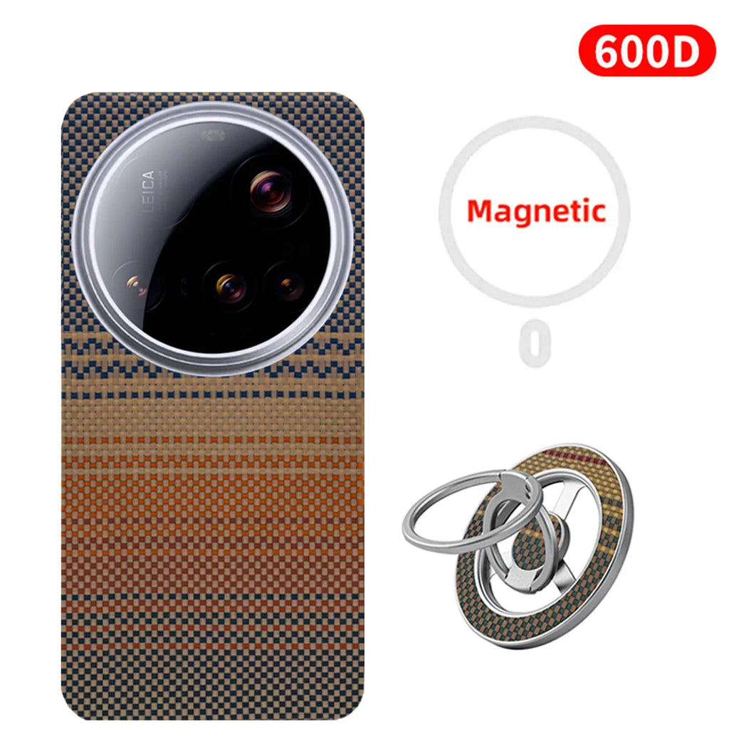 Xiaomi 15 Ultra Carbon Fiber Case | Slim MagSafe Aramid Protection Tidesmit