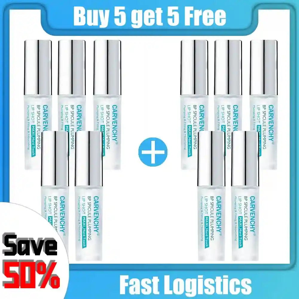 Moisturizing Lip Plumping Oil - Hydrating Gloss Treatment Set Lip Care 10PCS Tidesmit