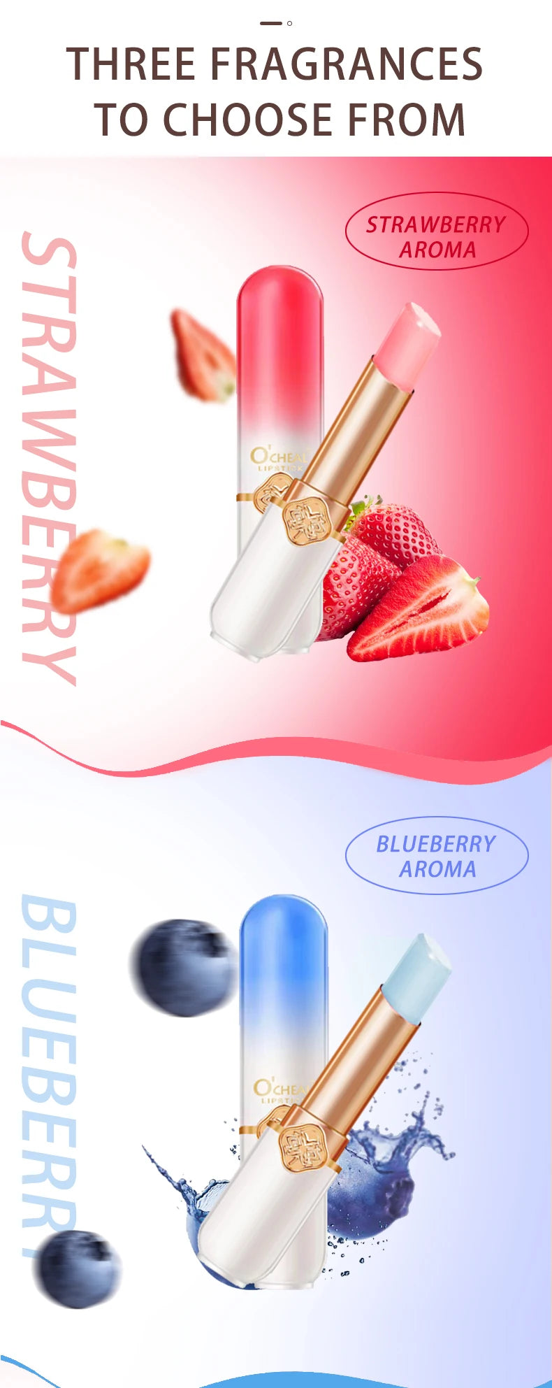 Moisturizing Lip Balm Tint - Fruit Scented Nourishing Treatment by Tidesmit Lip Care Tidesmit