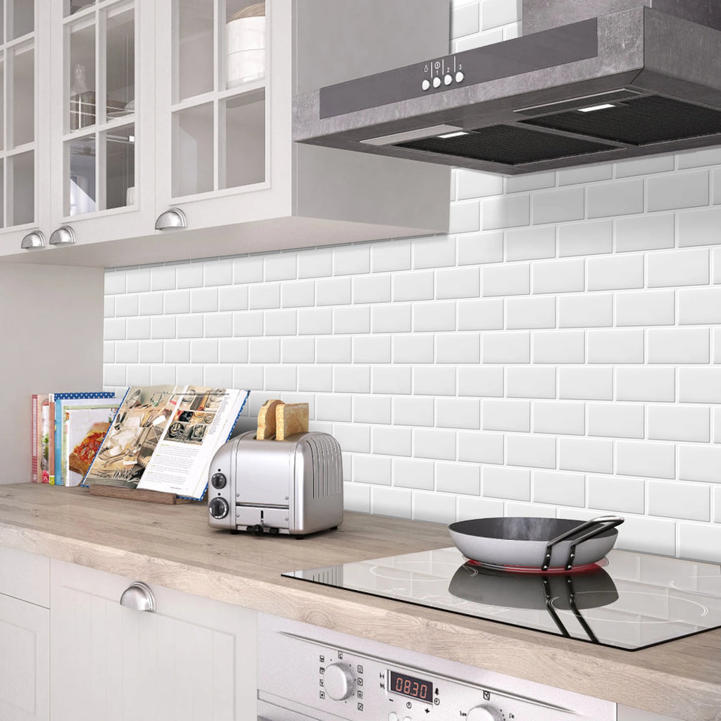 Vividtiles Big Size 12*12 inch Self adhesive Waterproof Heatproof Vinyl Wallpaper 3D Peel and Stick Mosaic Tiles - 5 Sheet