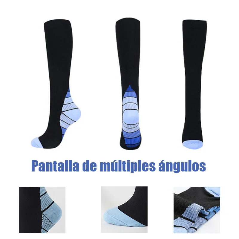 Compression Socks Outdoor Sports Pressure Socks Women and Men's Long Jump Rope Fitness Calf Socks Muscle Unisex Men Socks YS1009