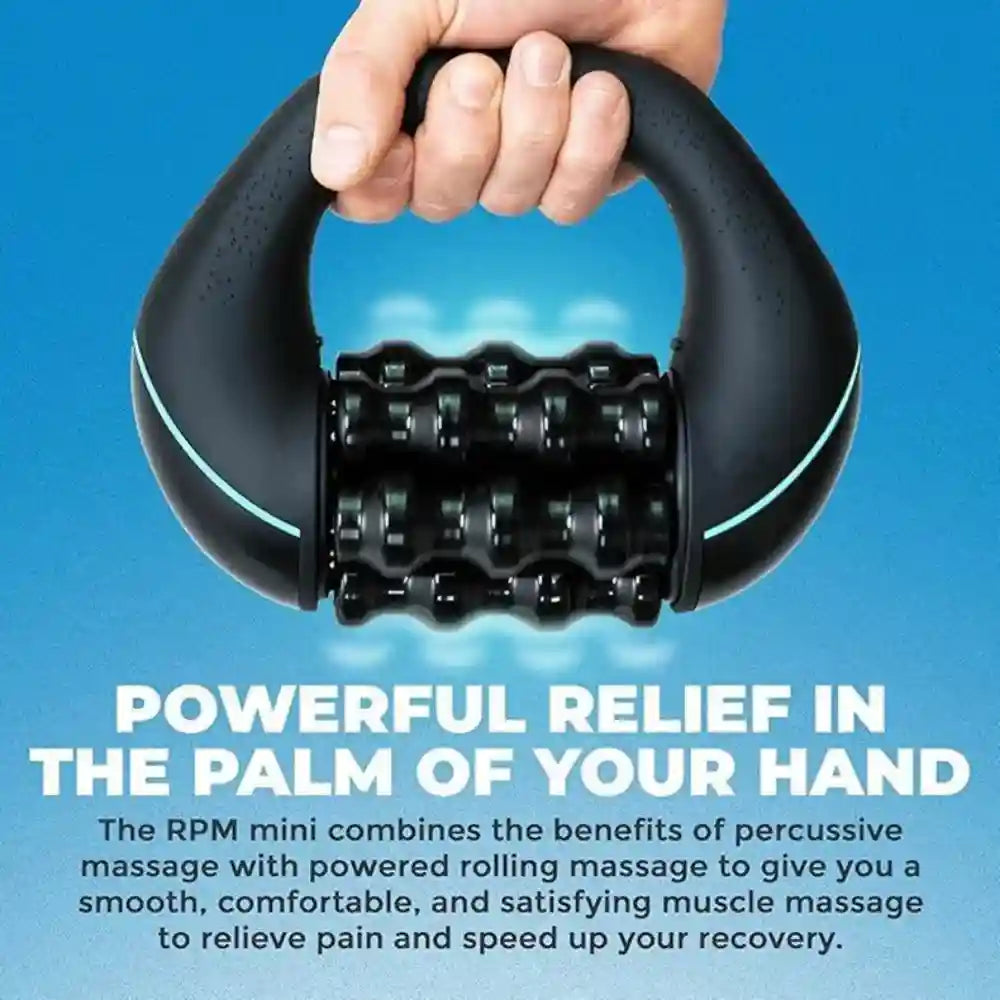 3-Speed Electric Massager: Deep Tissue Muscle Recovery - Black Massage Roller Tidesmit