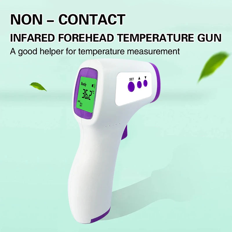 Portable Forehead Digital Thermometer Non Contact Infrared Medical Body Temperature Fever Measure Tool for Baby Adults