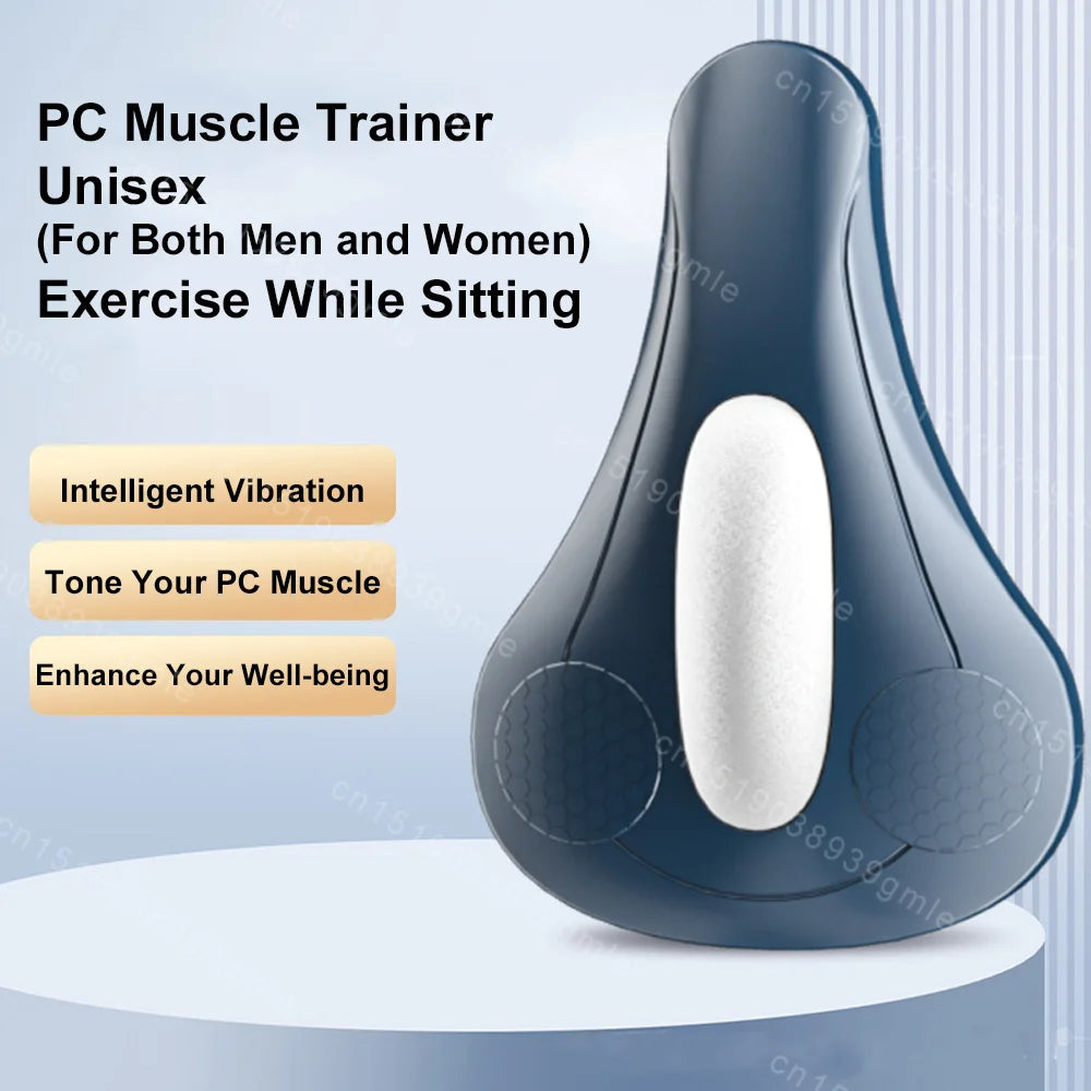 Pelvic Floor Exerciser Cushion | Ergonomic Kegel Trainer - Blue Massage Cushion Blue Tidesmit