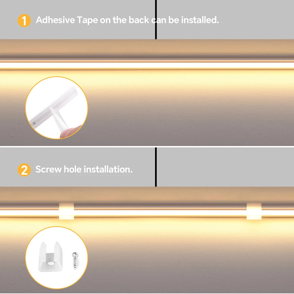 Bluetooth APP Control Self-Adhesive Neon COB LED Strip Light Bedroom Embedded Acoustic Wall Panel Decor Backlight LED Tape