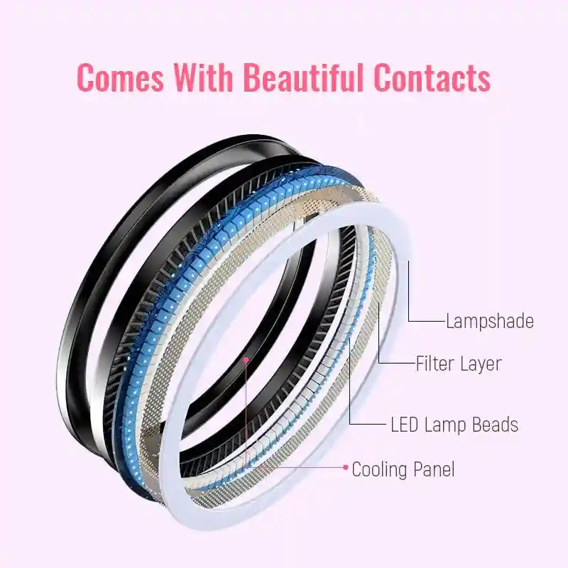 LED Ring Light with Tripod Stand for Pro Content Creation | Tidesmit Tidesmit