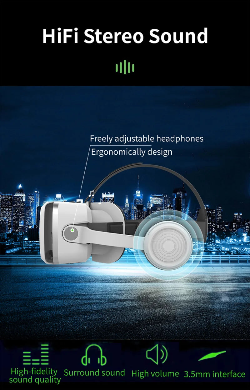Tidesmit VR Headset for 4.7-7 Inch Smartphones - 3D Cinema Experience Tidesmit