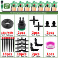Garden Drip Irrigation Automatic Watering System Kit 1/4'' 13CM Sprinkler for Bonsai Pot Plant Flower Vegetable Greenhouse