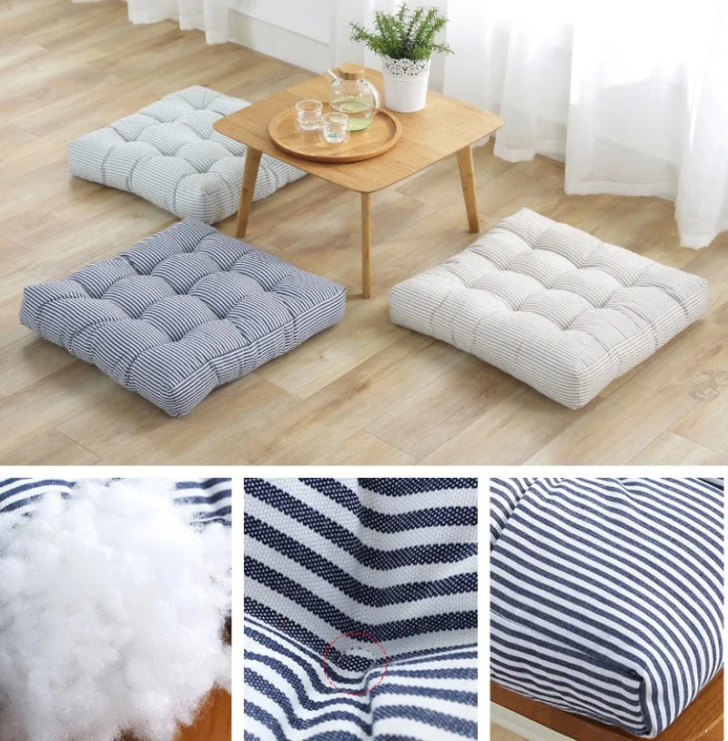 Meditation Floor Pillow,Large Pillows Seating for Adults and Kids, Bohemian Cushion for Fireplace Yoga Living Room Sitting