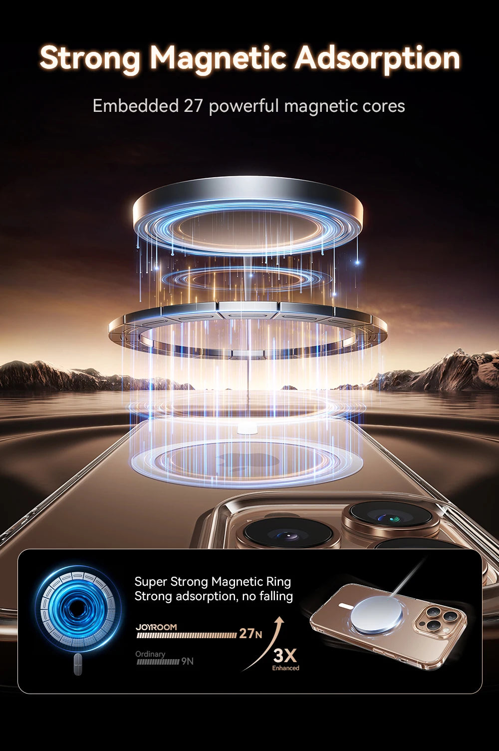 iPhone 17 Pro Max Magnetic Case | Shock-Absorbing Frosted Matte Cover Tidesmit