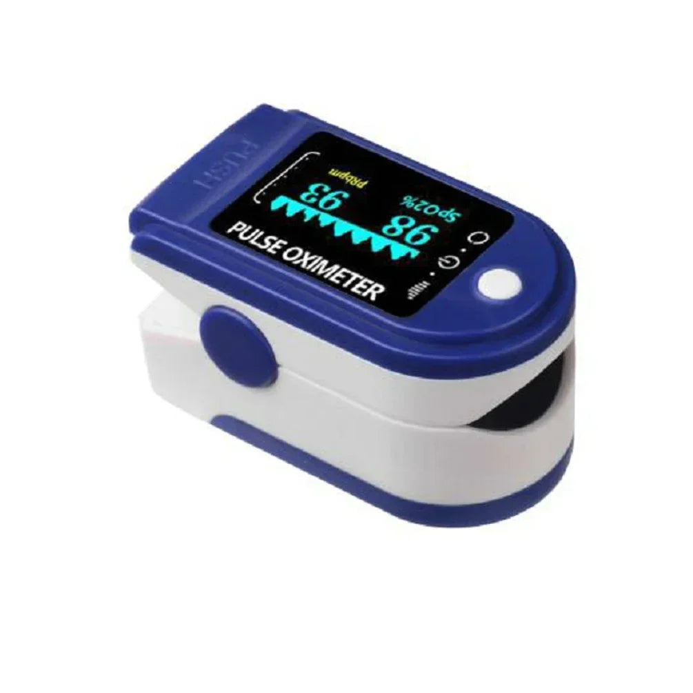 Finger Oximeter Digital Fingertip Pulse Oximeter Blood Oxygen Saturation Meter Finger SPO2 PR Heart Rate Monitor Health Care