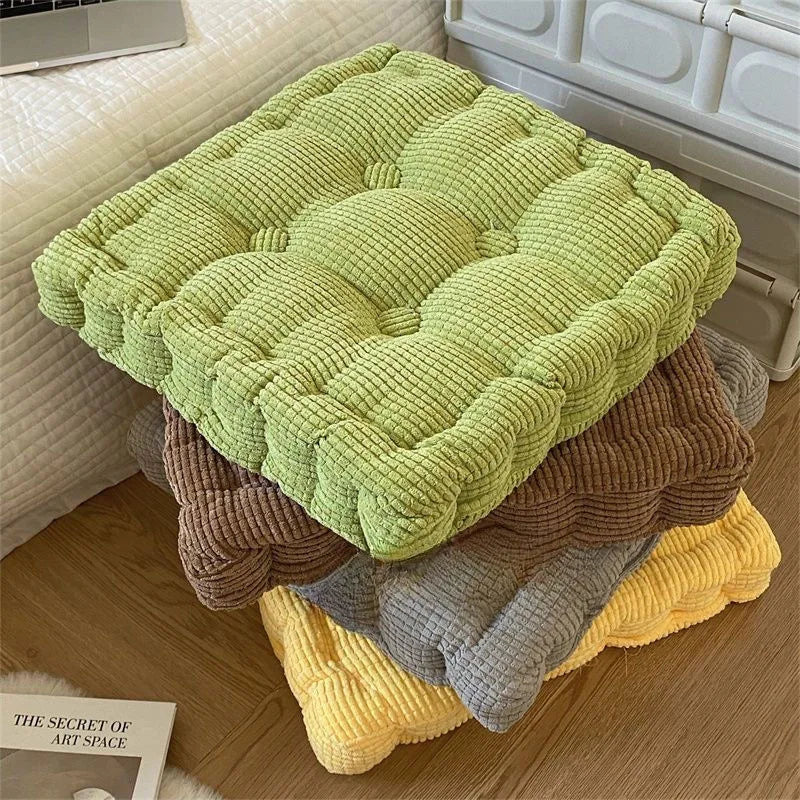 Thicken Square Round Corncob Tatami Seat Office Chair Cushion Sofa for Home Floor Decor Textile Knee Pillow Office Indoor Mat