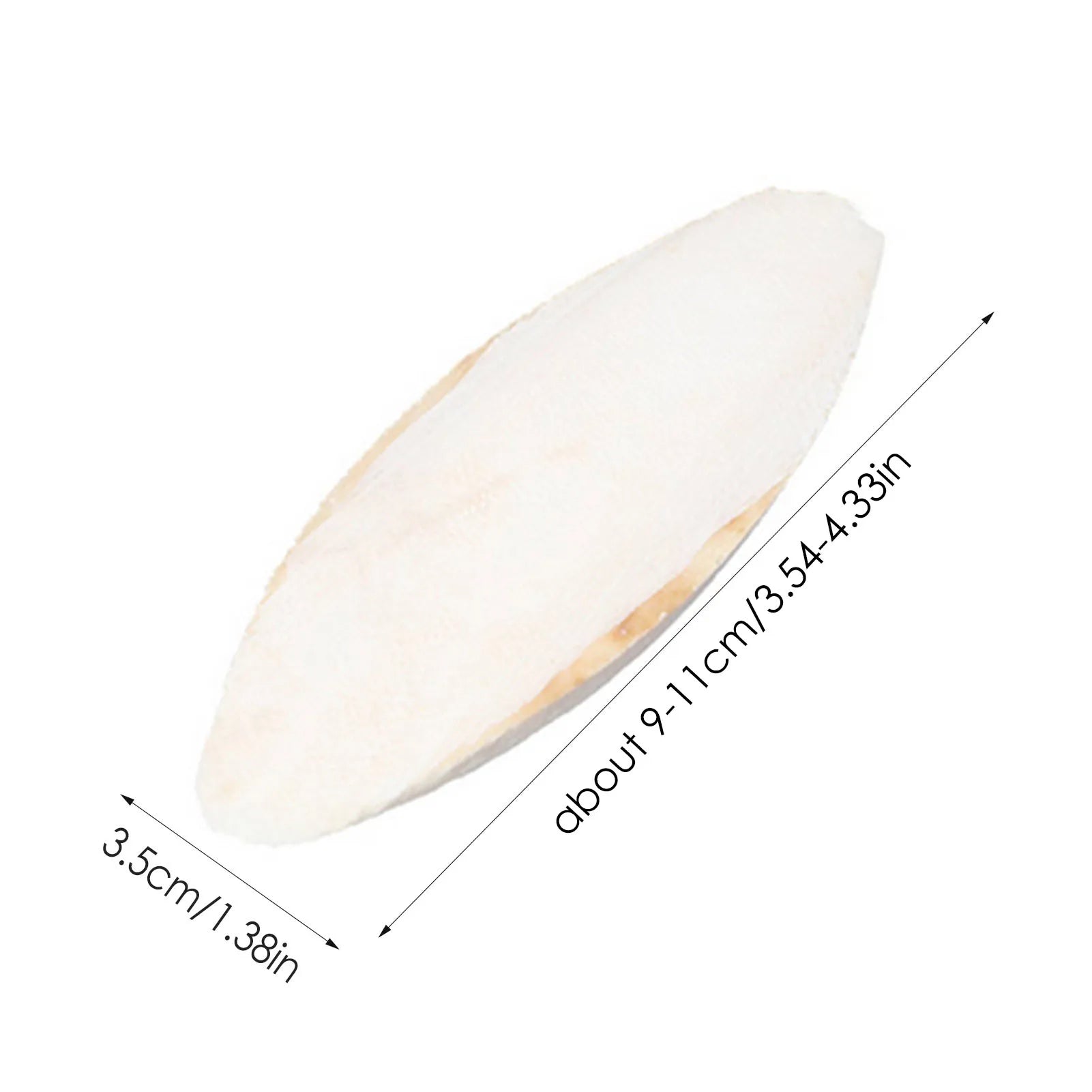 10pk white cuttlebone calcium chew toys for parrots and pet birds, providing essential beak health and nutrients.
