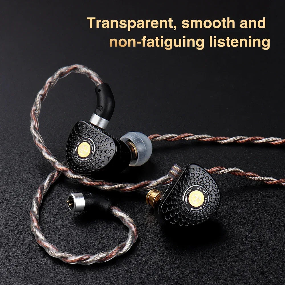 Silver Plated Replacement Earphone Cable - 3-Jack Kit Tidesmit Tidesmit