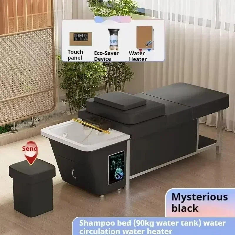 Thai Massage Table with Integrated Shampoo Basin and Water System Massage Chairs Set-4 Tidesmit